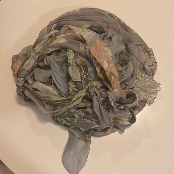 ROBERTO CAVALLI GRAY & FLORAL PEONT GOWN SIZE 38, STUNNING BALLGOWN - Picture 17 of 17